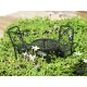 Mini Gazebo Table Setting Black