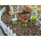 Mini Goose and Rooster - Set of 2