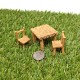 Mini 3 pc Table and Chairs - Light
