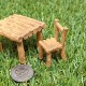 Mini 3 pc Table and Chairs - Light