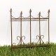 Mini Rusted Garden Fence