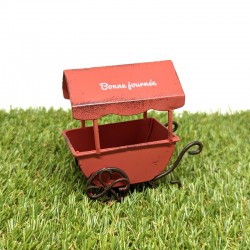 Mini Flower Cart - Red